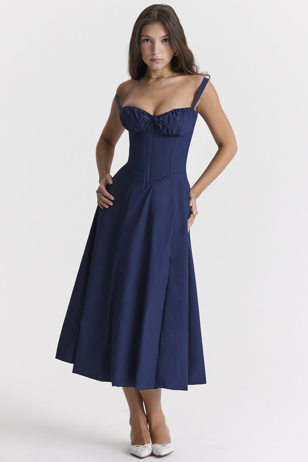 ELENA™ – Chic Corset Milkmaid Dress